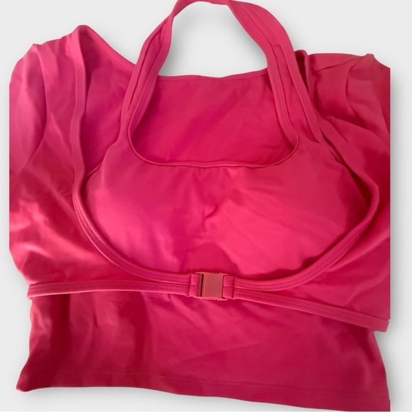 Halará Pink Long Sleeve Crop Top - Picture 4 of 5